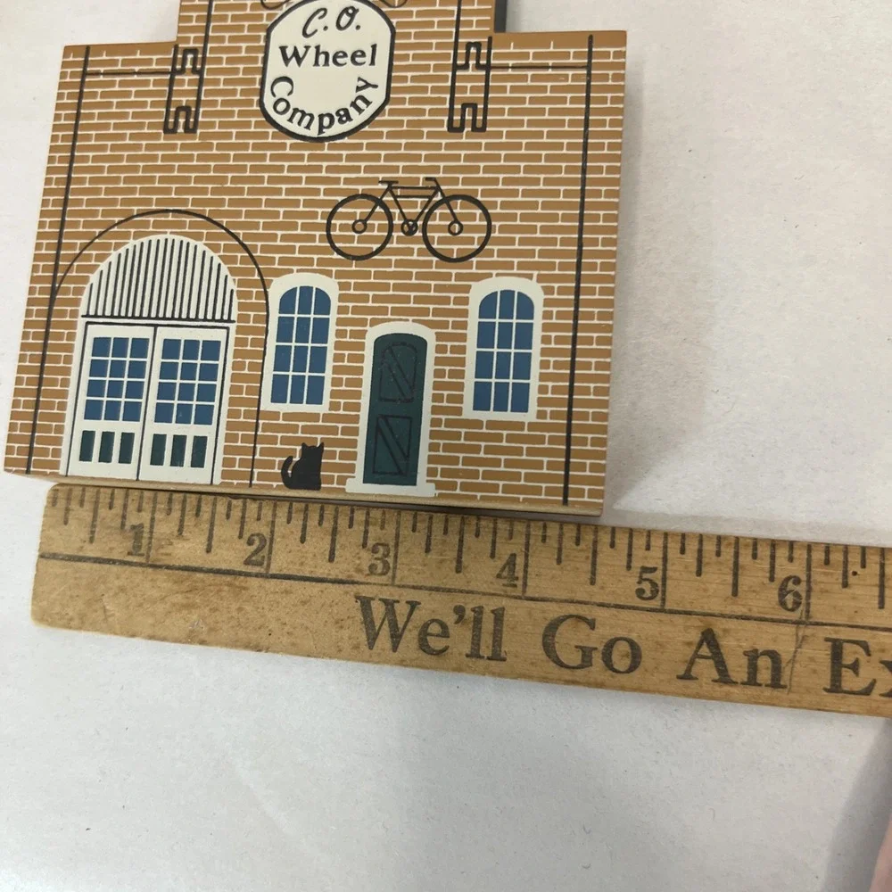 1988 The Cat's Meow Tradesman Series C.O. Wheel Company Street Sign 